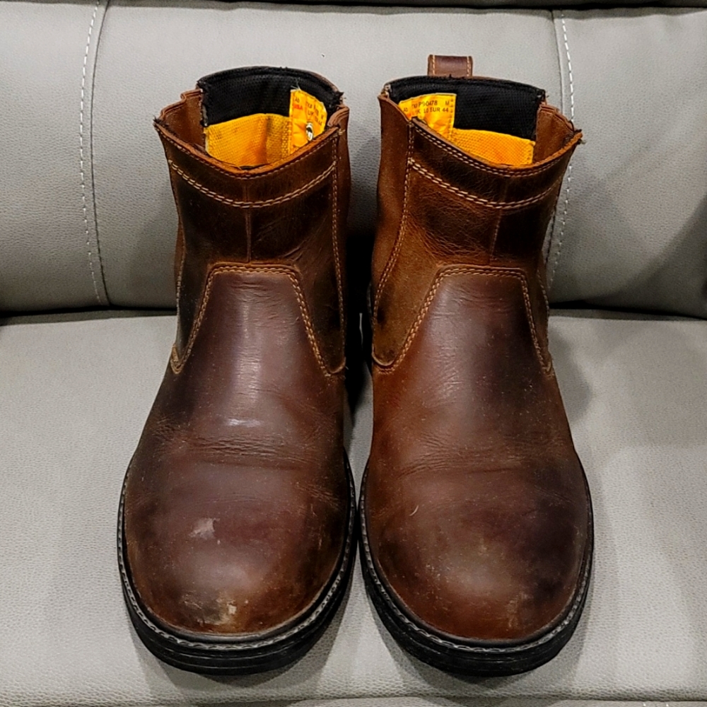 CAT Men's Inherit Steel Toe Waterproof Pull On Work Boot